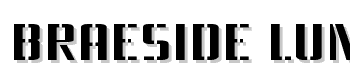 Braeside-Lumberboy font